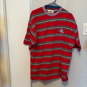 No Boundaries Multicolor Striped Men's Tee